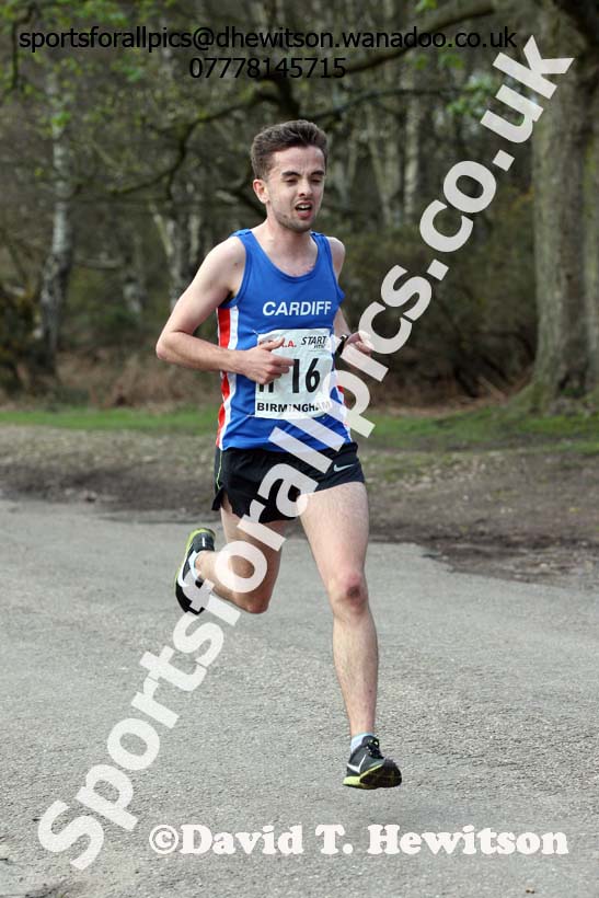 Senior mens English National 12 Stage Road Relay, 2016 English National 12 and 6 Stage Road Relays, Sutton Coldfield, Birmingham. Photo: David T. Hewitson/Sports for All Pics